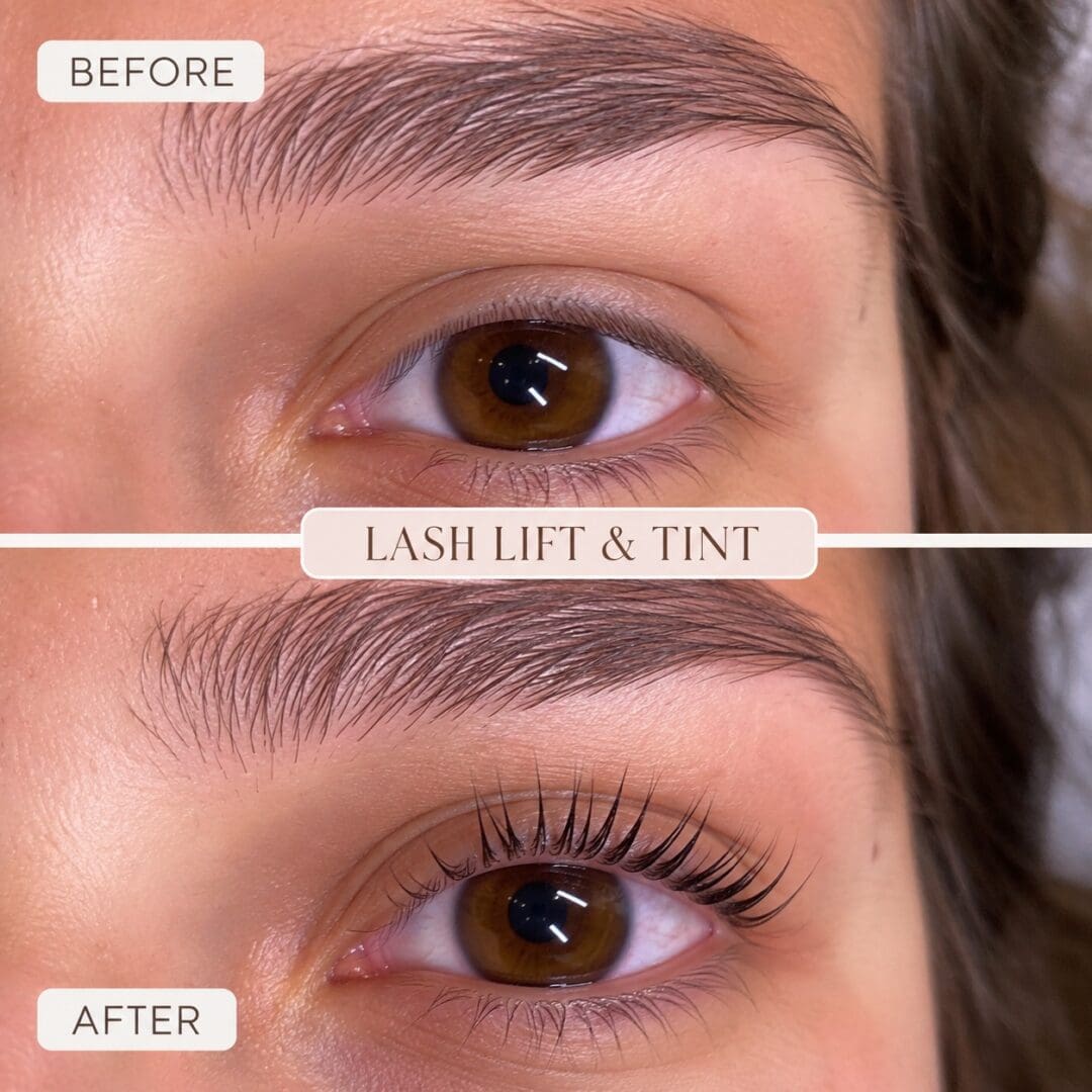 Lash or brow result at Metairie Med Spa