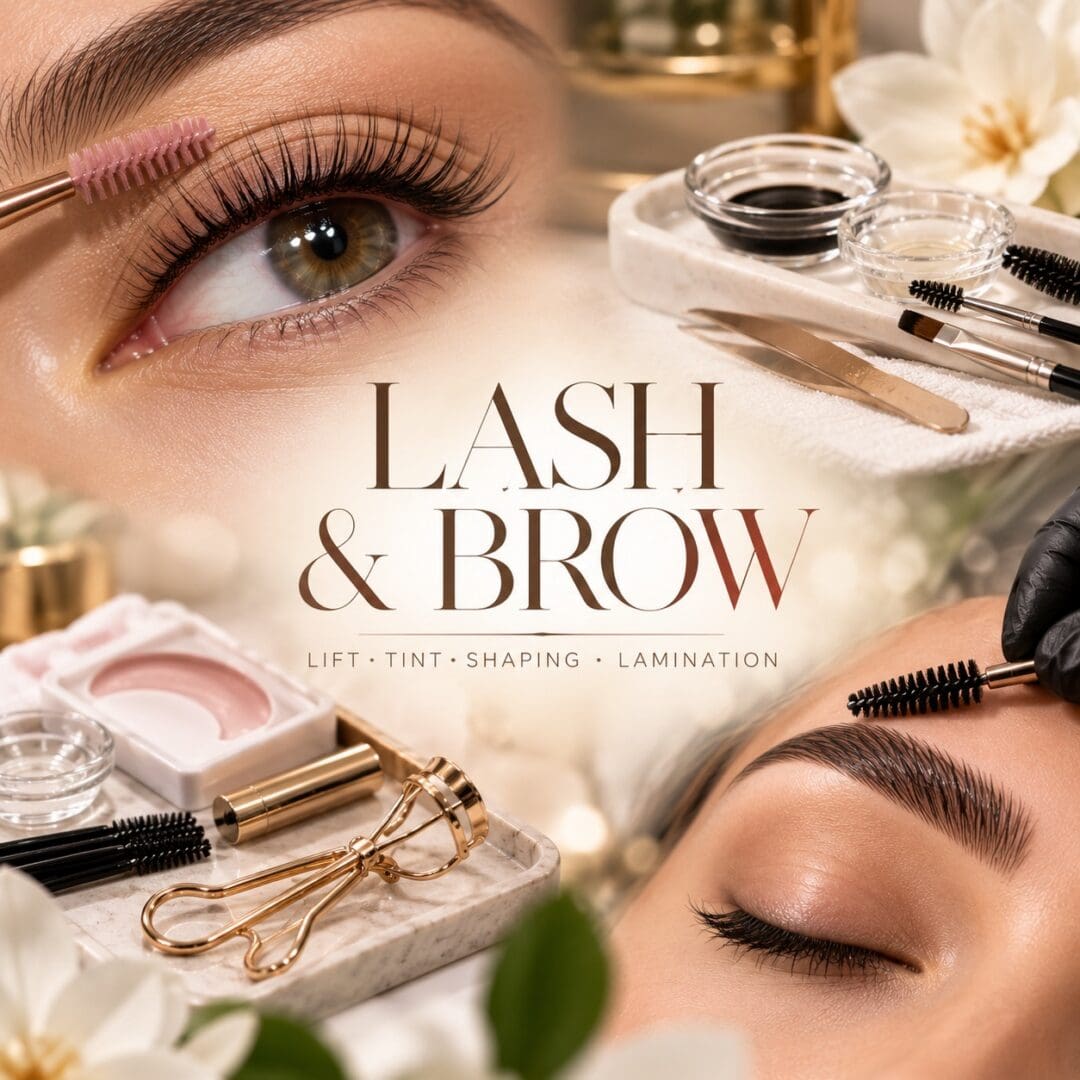 Lashes and brows at Metairie Med Spa
